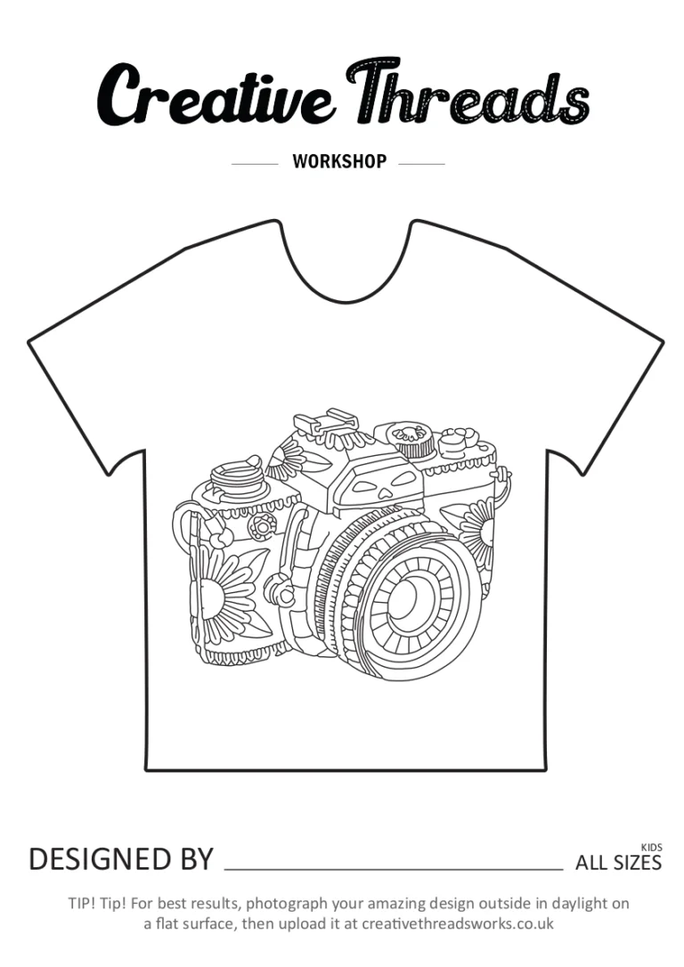 a_Kids Camera Tshirt