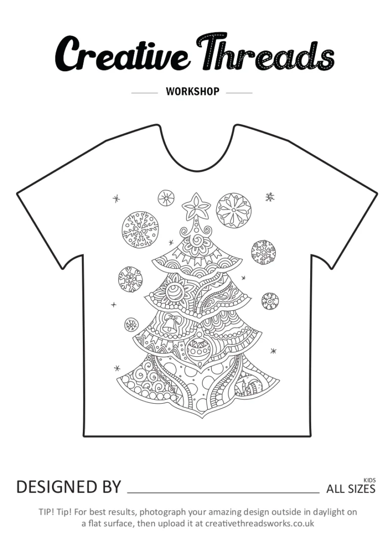 a_Kids Christmas Tree Tshirt
