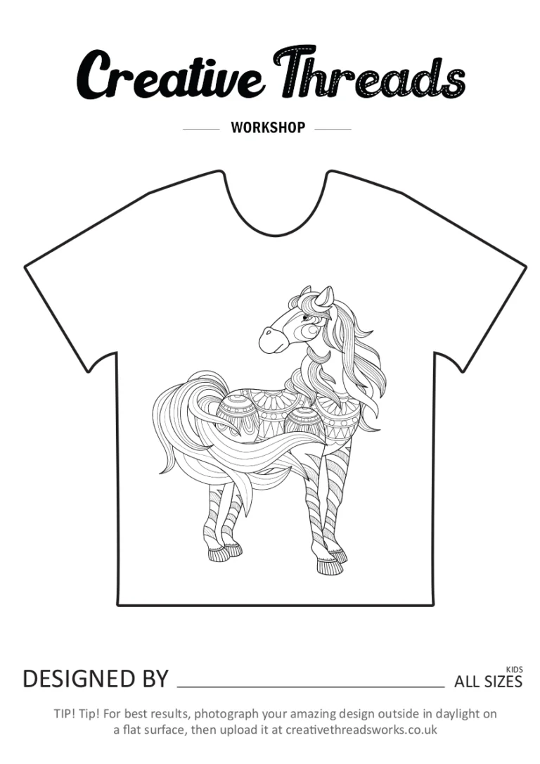 a_Kids Horse Tshirt