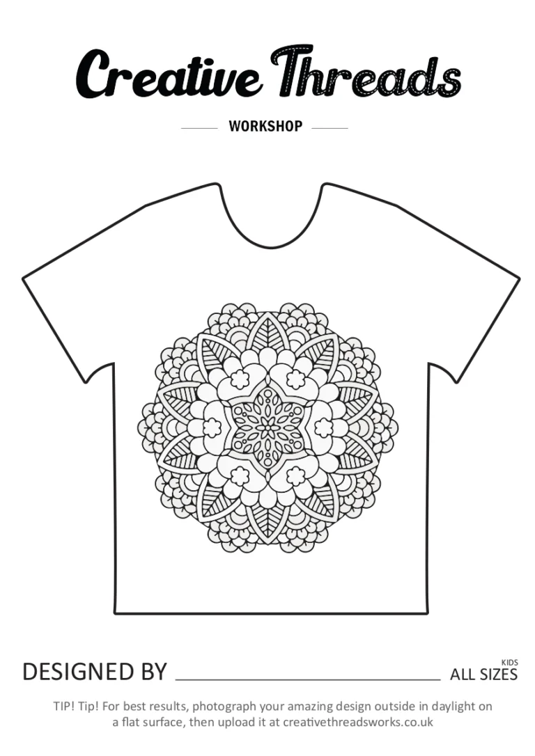 a_Kids Mandala Tshirt