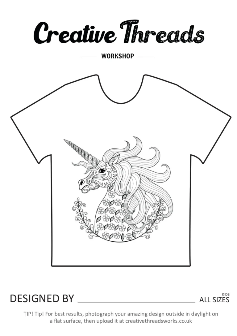 a_Kids Unicorn Tshirt